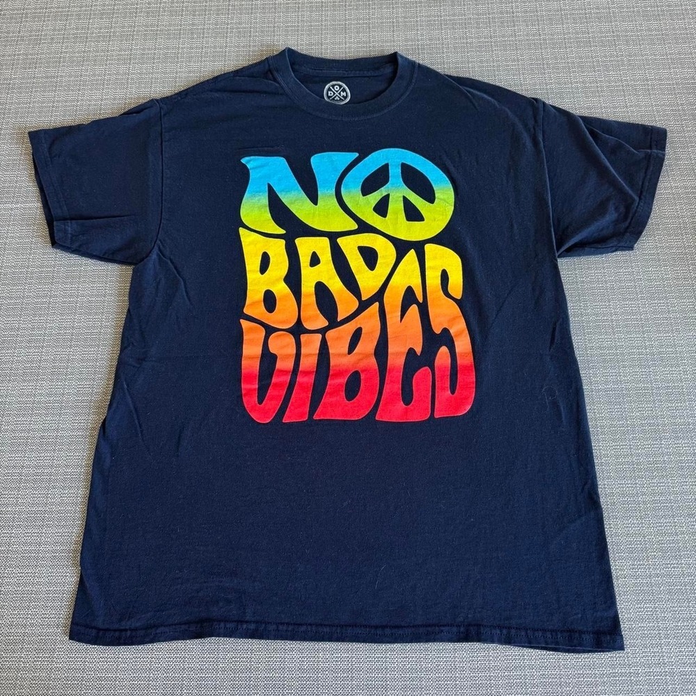 Dom No Bad Vibes Graphic Tee Men's Size Large